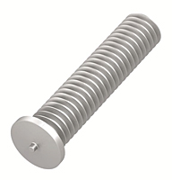 Flanged Aluminum Capacitor Discharge Weld Studs (UNC & UNF) (Thread Size - 8-32)