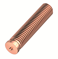 Non-Flanged Mild Steel Capacitor Discharge Weld Studs (UNC & UNF)