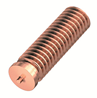 Non-Flanged Mild Steel Capacitor Discharge Weld Studs (UNC & UNF) (Thread Size -10-24)