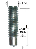 Partial Thread Drawn Arc Weld Studs