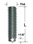 Full Thread Drawn Arc Weld Studs